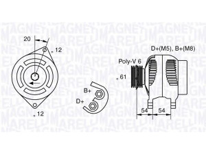 MAGNETI MARELLI 063321833010 kintamosios srovės generatorius 
 Elektros įranga -> Kint. sr. generatorius/dalys -> Kintamosios srovės generatorius
46782218