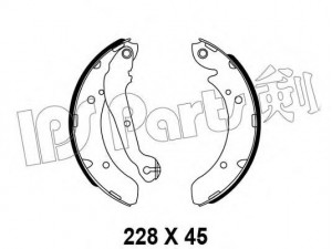 IPS Parts IBL-4585 stabdžių trinkelė 
 Stabdžių sistema -> Būgninis stabdys -> Stabdžių įdėklas/ trinkelė
58305-34A10