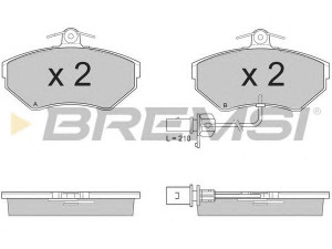 BREMSI BP2935 stabdžių trinkelių rinkinys, diskinis stabdys 
 Techninės priežiūros dalys -> Papildomas remontas
8E0698151B, 8E0698151M, 8E0698151M