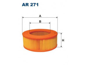 FILTRON AR271 oro filtras 
 Techninės priežiūros dalys -> Techninės priežiūros intervalai
80, IIM80, 7988066, A448C, PC71