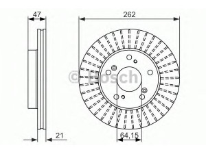 BOSCH 0 986 479 687 stabdžių diskas 
 Dviratė transporto priemonės -> Stabdžių sistema -> Stabdžių diskai / priedai
45251-S6M-000, 45251-S7A-J10, 45251-SNA-000