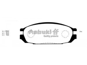 ASHUKI N011-50 stabdžių trinkelių rinkinys, diskinis stabdys 
 Techninės priežiūros dalys -> Papildomas remontas
0 986 461 133/BOSCH, 2009801/TEXTAR