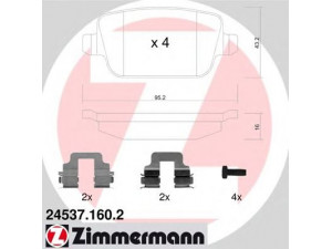 ZIMMERMANN 24537.160.2 stabdžių trinkelių rinkinys, diskinis stabdys 
 Techninės priežiūros dalys -> Papildomas remontas
1 439 867, 1 459 408, 1 477 803