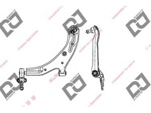DJ PARTS DA1092 vikšro valdymo svirtis 
 Ašies montavimas/vairavimo mechanizmas/ratai -> Valdymo svirtis/pasukamosios svirties sujungimas -> Vairo trauklės (valdymo svirtis, išilginis balansyras, diago
54501-4M410, 545014M410