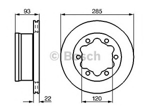 BOSCH 0 986 478 555 stabdžių diskas 
 Dviratė transporto priemonės -> Stabdžių sistema -> Stabdžių diskai / priedai
05103 606AA, 5103 606AA, 05103 606AA