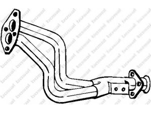 BOSAL 787-995 išleidimo kolektorius 
 Išmetimo sistema -> Išmetimo vamzdžiai
893 253 101 AA, 893 253 101 J