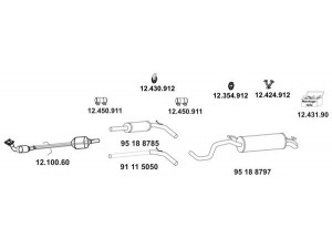 EBERSPÄCHER 12_1276_11 išmetimo sistema 
 Išmetimo sistema -> Išmetimo sistema, visa
