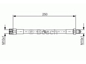 BOSCH 1 987 476 009 stabdžių žarnelė 
 Stabdžių sistema -> Stabdžių žarnelės
893 611 775, 853 611 774, 893 611 775