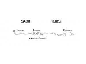 VENEPORTE 530150 išmetimo sistema 
 Išmetimo sistema -> Išmetimo sistema, visa