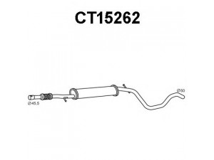 VENEPORTE CT15262 galinis duslintuvas 
 Išmetimo sistema -> Duslintuvas
51802833, 51856438, 1717VQ