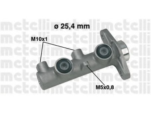 METELLI 05-0329 pagrindinis cilindras, stabdžiai 
 Stabdžių sistema -> Pagrindinis stabdžių cilindras
46100-S1A-G02
