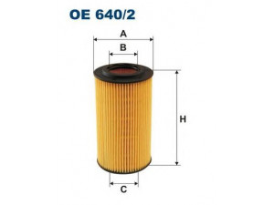 FILTRON OE640/2 alyvos filtras 
 Techninės priežiūros dalys -> Techninės priežiūros intervalai
05102905AA, 05102905AB, 05183748AA