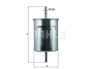 MAHLE ORIGINAL KL 79 kuro filtras 
 Techninės priežiūros dalys -> Papildomas remontas
1J0201511A, 3D0201511, 3D0201511A