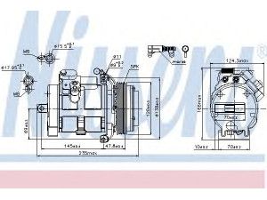 NISSENS 89081 kompresorius, oro kondicionierius 
 Oro kondicionavimas -> Kompresorius/dalys
64526909628, 64526921651