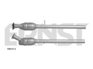 ERNST 758512 katalizatoriaus keitiklis 
 Išmetimo sistema -> Katalizatoriaus keitiklis
639 490 02 81