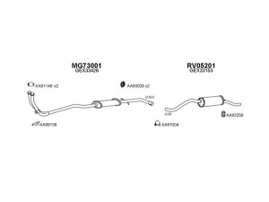 VENEPORTE 730001 išmetimo sistema