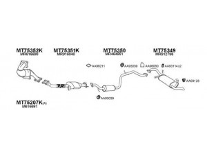 VENEPORTE 750044 išmetimo sistema 
 Išmetimo sistema -> Išmetimo sistema, visa