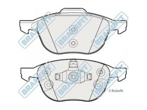 APEC braking PD3300 stabdžių trinkelių rinkinys, diskinis stabdys 
 Techninės priežiūros dalys -> Papildomas remontas