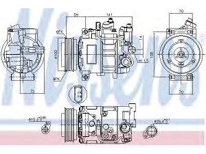 NISSENS 89052 kompresorius, oro kondicionierius 
 Oro kondicionavimas -> Kompresorius/dalys
4E0.260.805 J, 4F0.260.805 G, 4F0.260.805 I