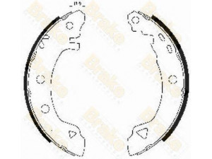 Brake ENGINEERING SH1240 stabdžių trinkelių komplektas 
 Techninės priežiūros dalys -> Papildomas remontas
0000060751376, 0060703319, 0060750466