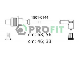 PROFIT 1801-0144 uždegimo laido komplektas 
 Kibirkšties / kaitinamasis uždegimas -> Uždegimo laidai/jungtys
5967L0, 5967L7, 9609493380, 1462110080