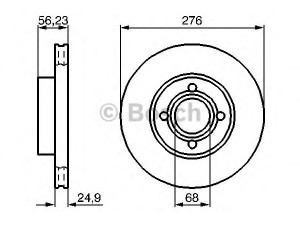 BOSCH 0 986 478 137 stabdžių diskas 
 Dviratė transporto priemonės -> Stabdžių sistema -> Stabdžių diskai / priedai
895 615 301 B, 895 615 301 B