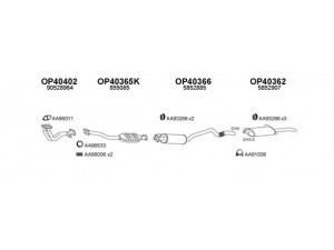 VENEPORTE 770096 išmetimo sistema 
 Išmetimo sistema -> Išmetimo sistema, visa