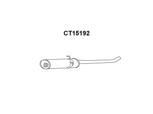 VENEPORTE CT15192 priekinis duslintuvas 
 Išmetimo sistema -> Duslintuvas
171732, 171733, 9456105980
