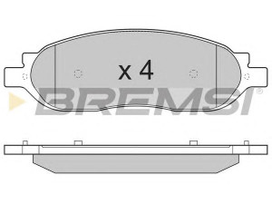 BREMSI BP3307 stabdžių trinkelių rinkinys, diskinis stabdys
5C3Z2200AA