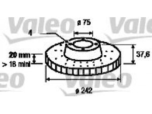 VALEO 186446 stabdžių diskas 
 Stabdžių sistema -> Diskinis stabdys -> Stabdžių diskas
FB0533251, GJ96-33-25XA, GJ963325XA