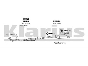 KLARIUS 060116U išmetimo sistema 
 Išmetimo sistema -> Išmetimo sistema, visa