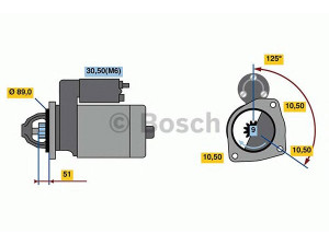 BOSCH 0 001 231 133 starteris 
 Elektros įranga -> Starterio sistema -> Starteris
36 26201 6003, 006 151 22 01, 006 151 22 03