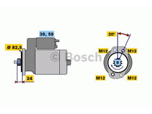 BOSCH 0 001 312 103 starteris