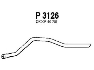 FENNO P3126 išleidimo kolektorius 
 Išmetimo sistema -> Išmetimo vamzdžiai
OK00F-40-701