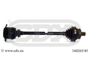 CDX 160265/45 kardaninis velenas 
 Ratų pavara -> Kardaninis velenas
8D0407451LX