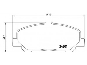 BREMBO P 83 099 stabdžių trinkelių rinkinys, diskinis stabdys 
 Techninės priežiūros dalys -> Papildomas remontas
0446528520