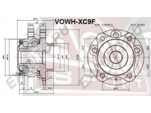 ASVA VOWH-XC9F rato stebulė 
 Ašies montavimas/vairavimo mechanizmas/ratai -> Rato stebulė/montavimas -> Rato stebulė
30794650