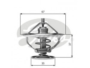 GATES TH01682G1 termostatas, aušinimo skystis 
 Aušinimo sistema -> Termostatas/tarpiklis -> Thermostat
11531254065, 11531307737, 75013