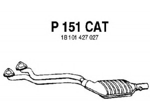 FENNO P151CAT katalizatoriaus keitiklis 
 Išmetimo sistema -> Katalizatoriaus keitiklis
BM90233H, 18301427027