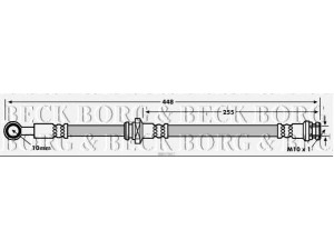 BORG & BECK BBH7867 stabdžių žarnelė 
 Stabdžių sistema -> Stabdžių žarnelės
51550-80G00