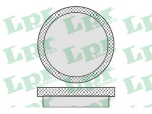 LPR 05P746 stabdžių trinkelių rinkinys, diskinis stabdys 
 Techninės priežiūros dalys -> Papildomas remontas
425159, 95534349