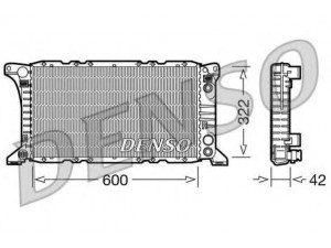 DENSO DRM10092 radiatorius, variklio aušinimas 
 Aušinimo sistema -> Radiatorius/alyvos aušintuvas -> Radiatorius/dalys
86VB8005AA, 86VB8005CB