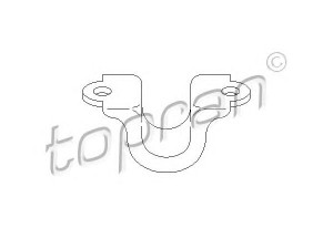 TOPRAN 113 414 rėmas, stabilizatoriaus tvirtinimas 
 Ašies montavimas/vairavimo mechanizmas/ratai -> Stabilizatorius/fiksatoriai -> Sklendės
7H0 511 417A