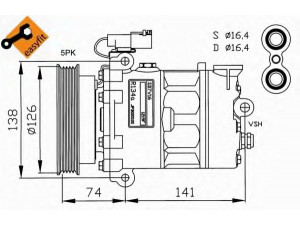 NRF 32188 kompresorius, oro kondicionierius 
 Oro kondicionavimas -> Kompresorius/dalys
JPB000090, JPB000100, JPB000150