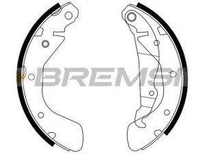 BREMSI GF0354 stabdžių trinkelių komplektas 
 Techninės priežiūros dalys -> Papildomas remontas
1605042, 1605056, 1605812, 1605910