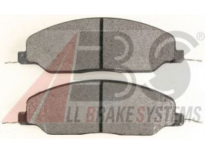 A.B.S. 38454 stabdžių trinkelių rinkinys, diskinis stabdys