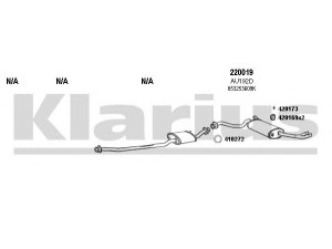 KLARIUS 940692E išmetimo sistema 
 Išmetimo sistema -> Išmetimo sistema, visa