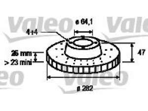 VALEO 186780 stabdžių diskas 
 Stabdžių sistema -> Diskinis stabdys -> Stabdžių diskas
45251-S1A-305, 45251-S1A-G00, 45251S1A305