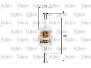 VALEO 587005 kuro filtras 
 Techninės priežiūros dalys -> Papildomas remontas
5490862, 82429294, 156703, 156721