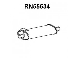 VENEPORTE RN55534 vidurinis duslintuvas 
 Išmetimo sistema -> Duslintuvas
2030000QAA, 4401372, 4417214, 4500126